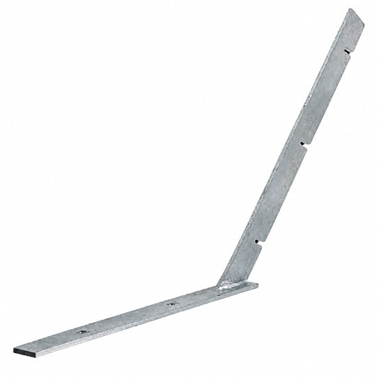 Galvanised Front Fix Barbed Wire Brackets Pack of 5 product image 2
