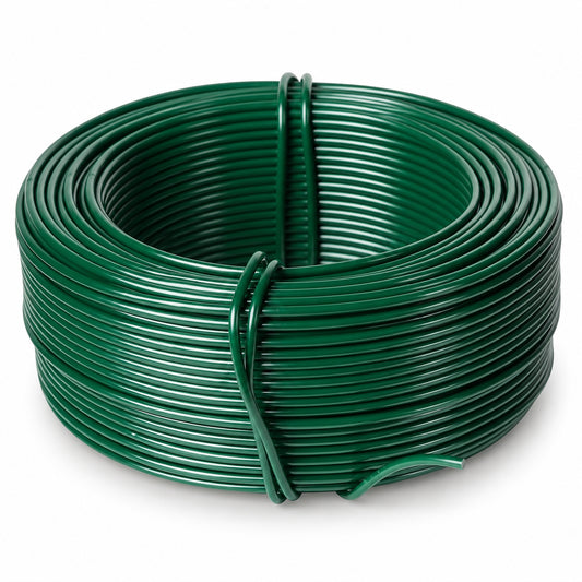 Green PVC Coated Galvanised Tension Wire 30m 0.5kg product image 2
