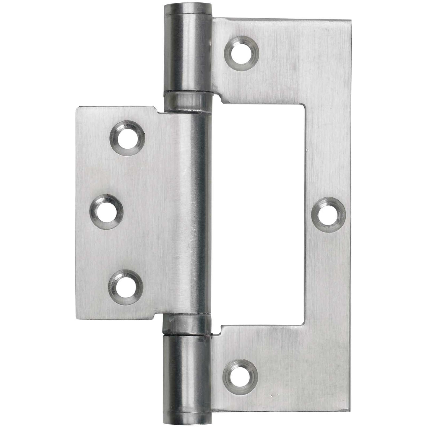 4" HINGES Stainless Steel Ball Bearing Flush Cupboard Door Fitting Chrome Satin