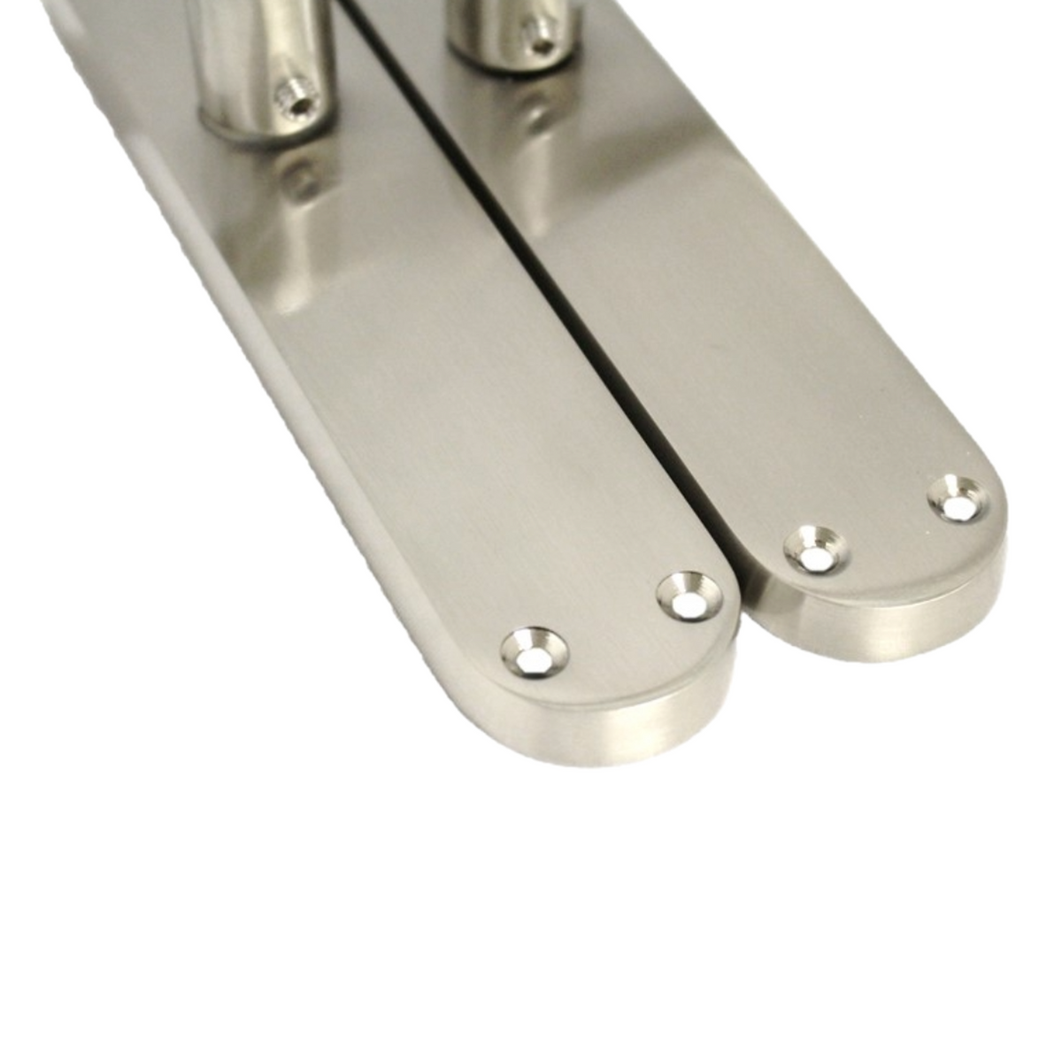 Monja Astrid Door Handles Arched Lever Satin Latch Pack
