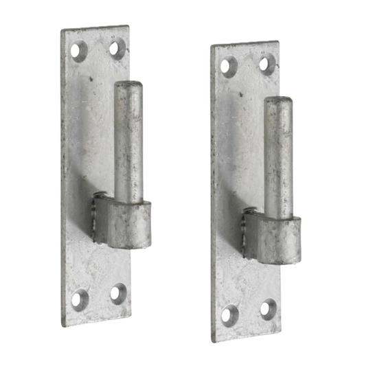 Galvanised Heavy Duty Gate 12mm / 16mm Pin Hook Pair for Band Hinges