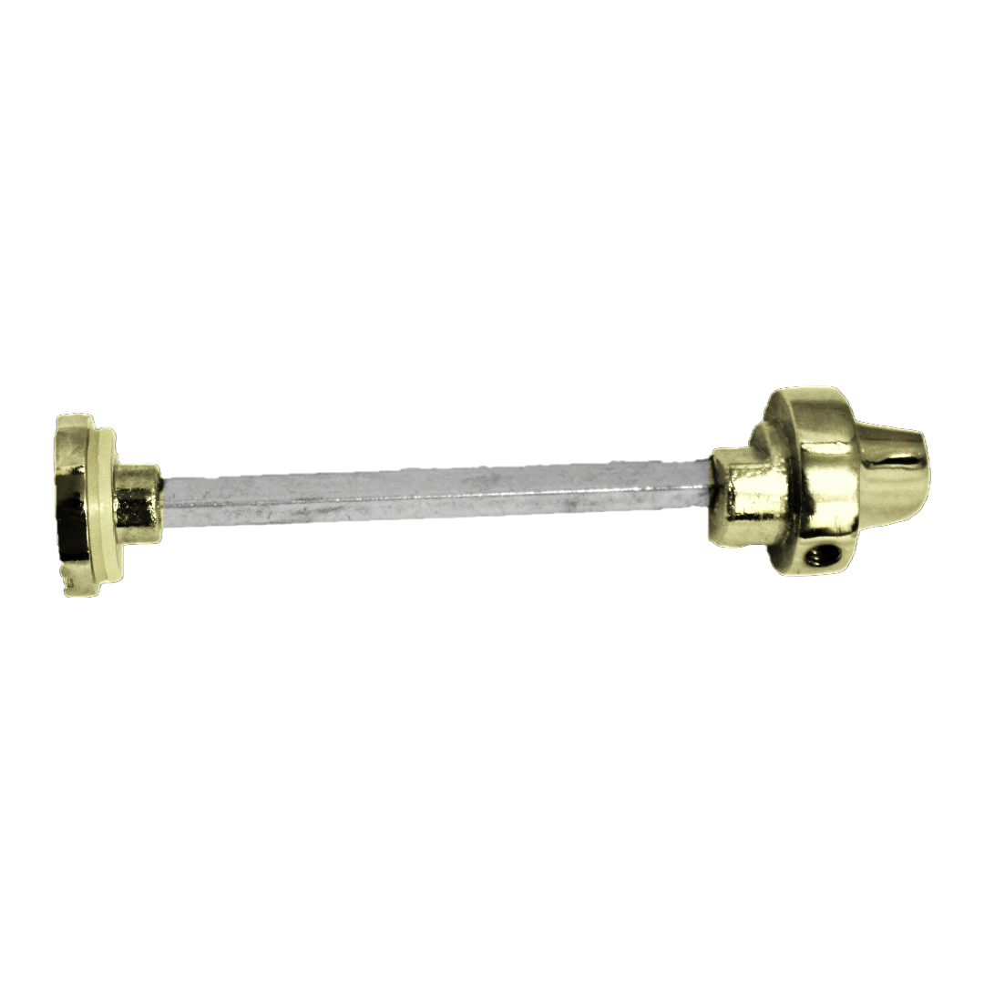 Door Handles Scroll Bathroom WC Privacy Lock - Brass 118 x 40mm Latch Pack