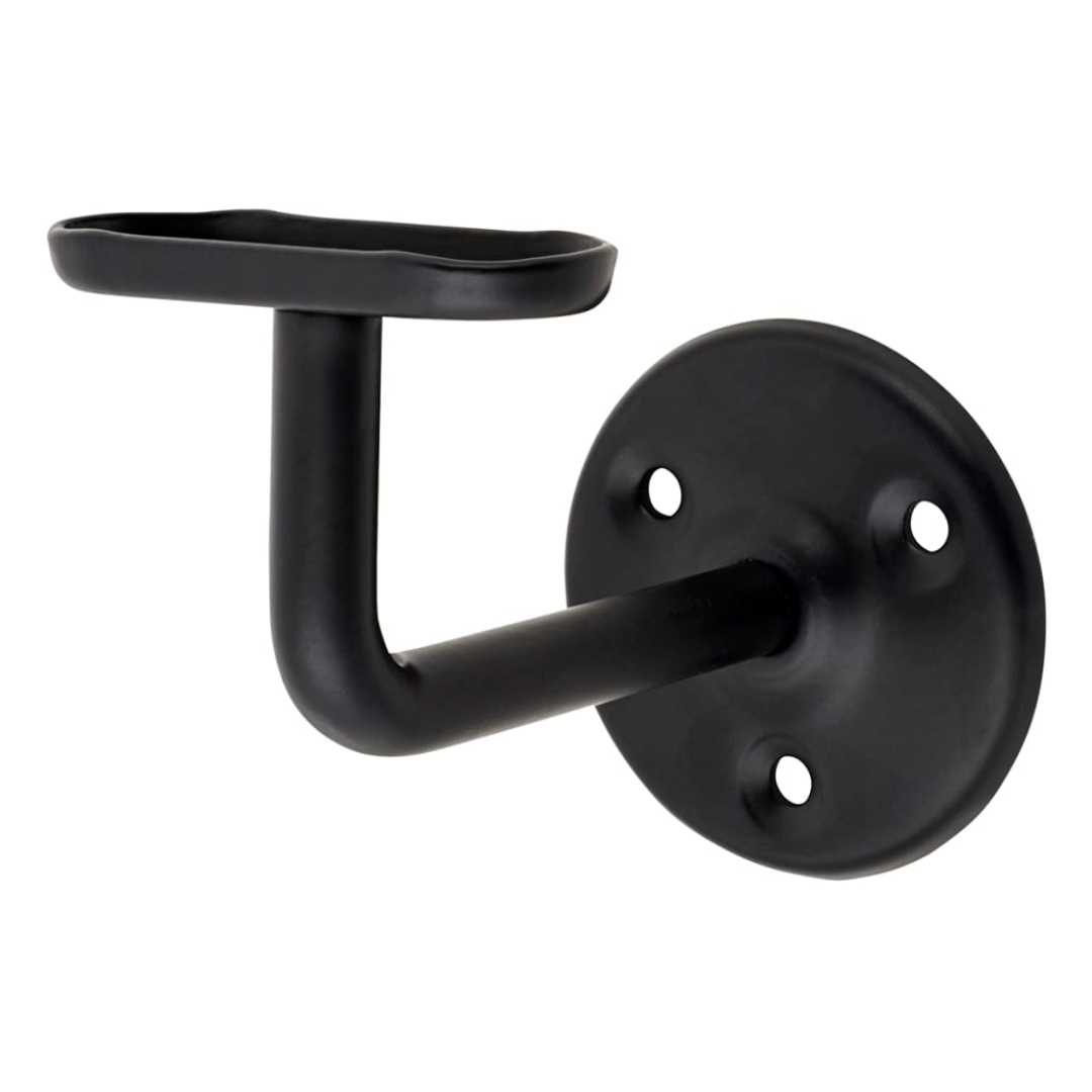 Handrail Bannister Support Stair Rail Bracket Black 2-6