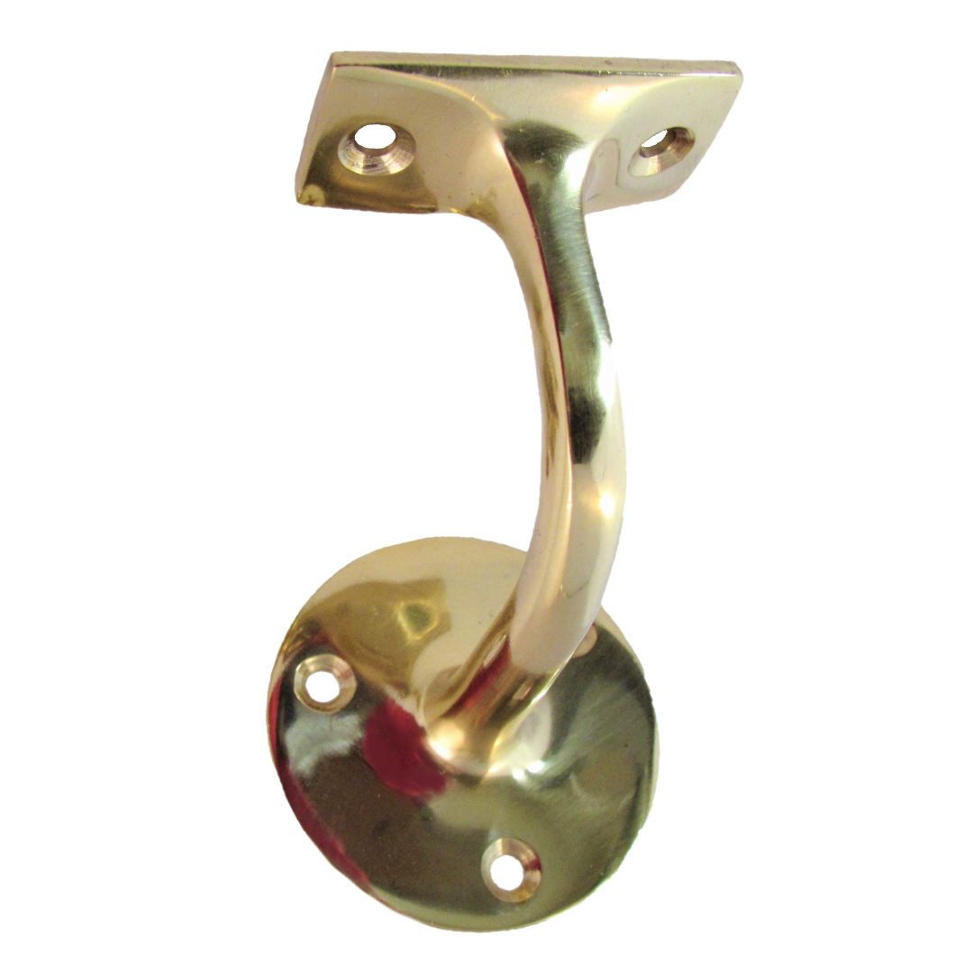 Handrail Bracket Bannister Stair Rail Support Brass 2-6