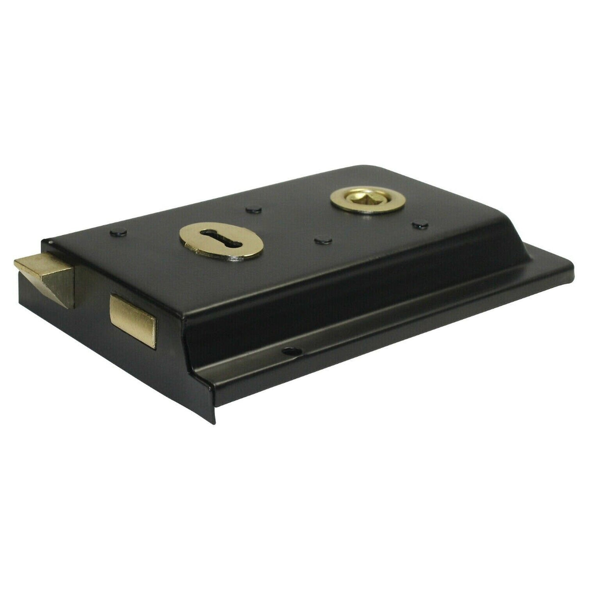 Marketplace JPG companion for Black Rim Lock Victorian Style Brass - 6" x 4"