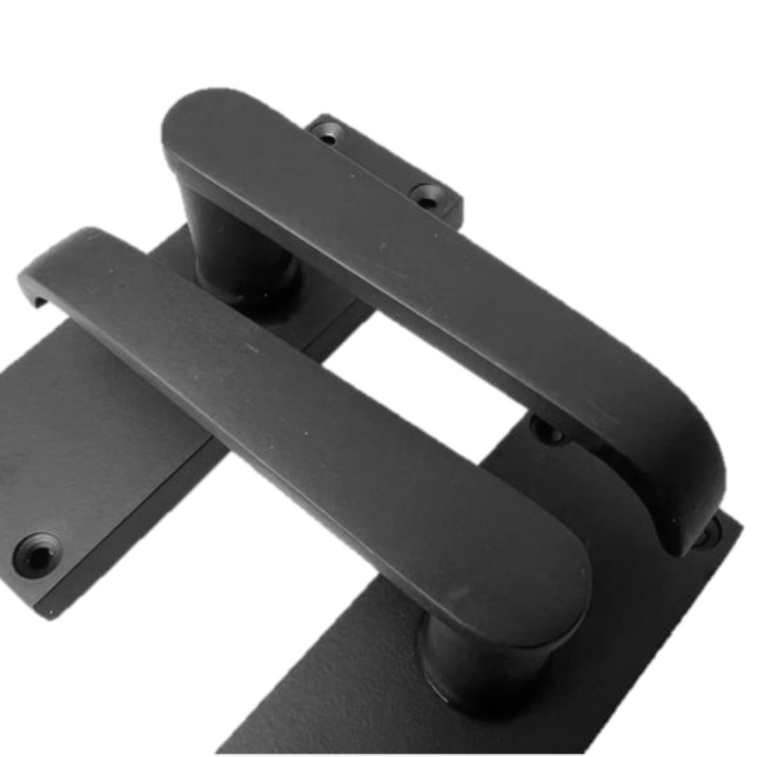 MULTIPACK Door Handles Straight Latch Handle - Matt Black 1/4/6 Pairs
