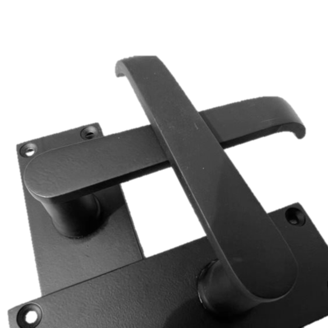 MULTIPACK Door Handles Straight Latch Handle - Matt Black 1/4/6 Pairs