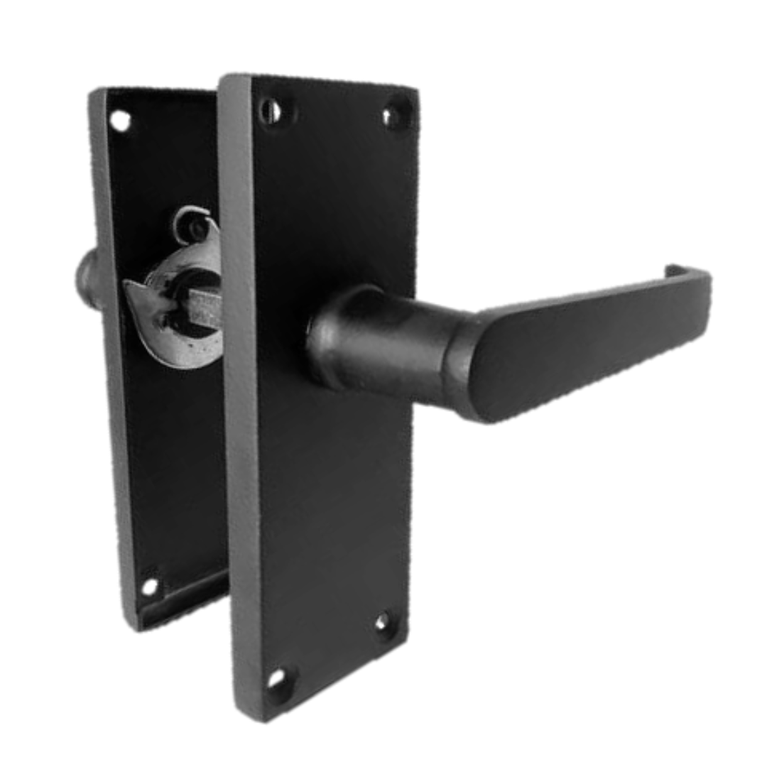 MULTIPACK Door Handles Straight Latch Handle - Matt Black 1/4/6 Pairs