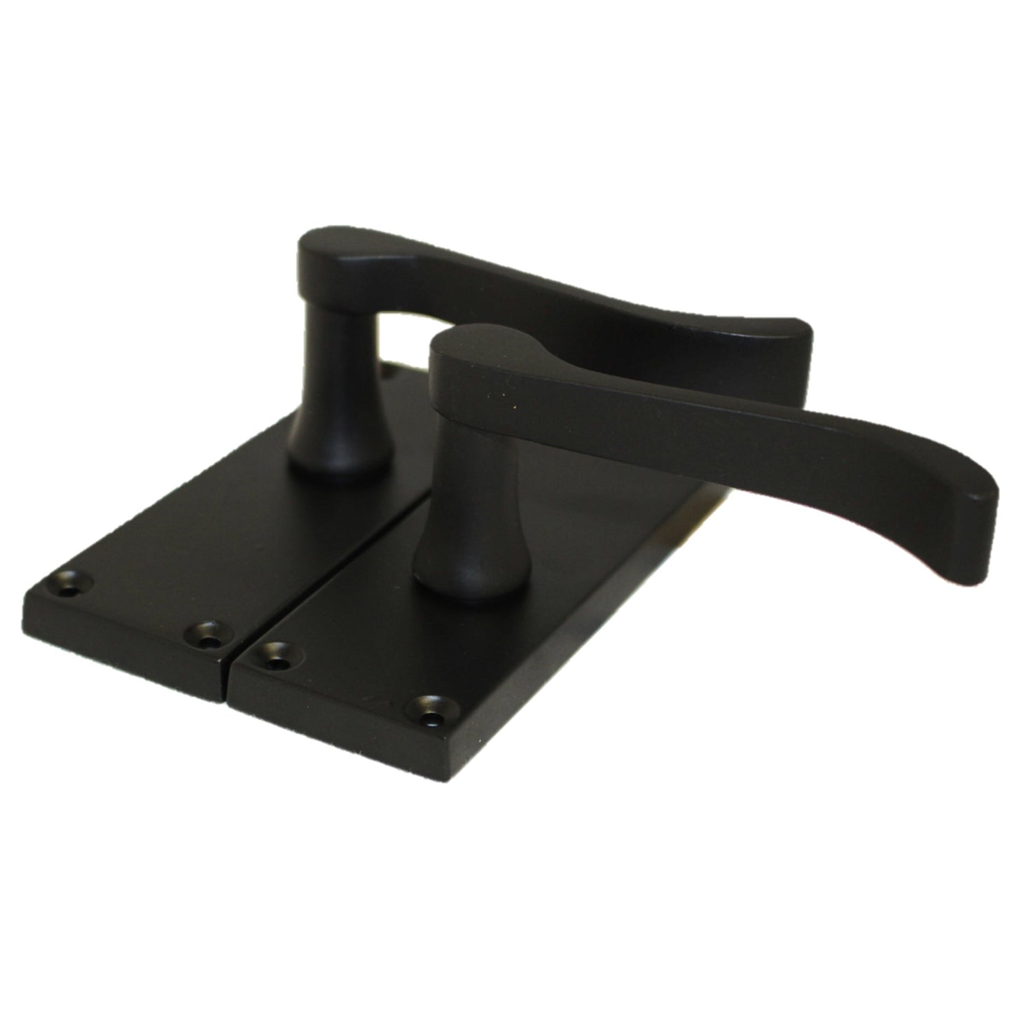 Marketplace JPG companion for Door Handles Scroll Lever Internal Latch - Matt Black Pack 118 X 40mm
