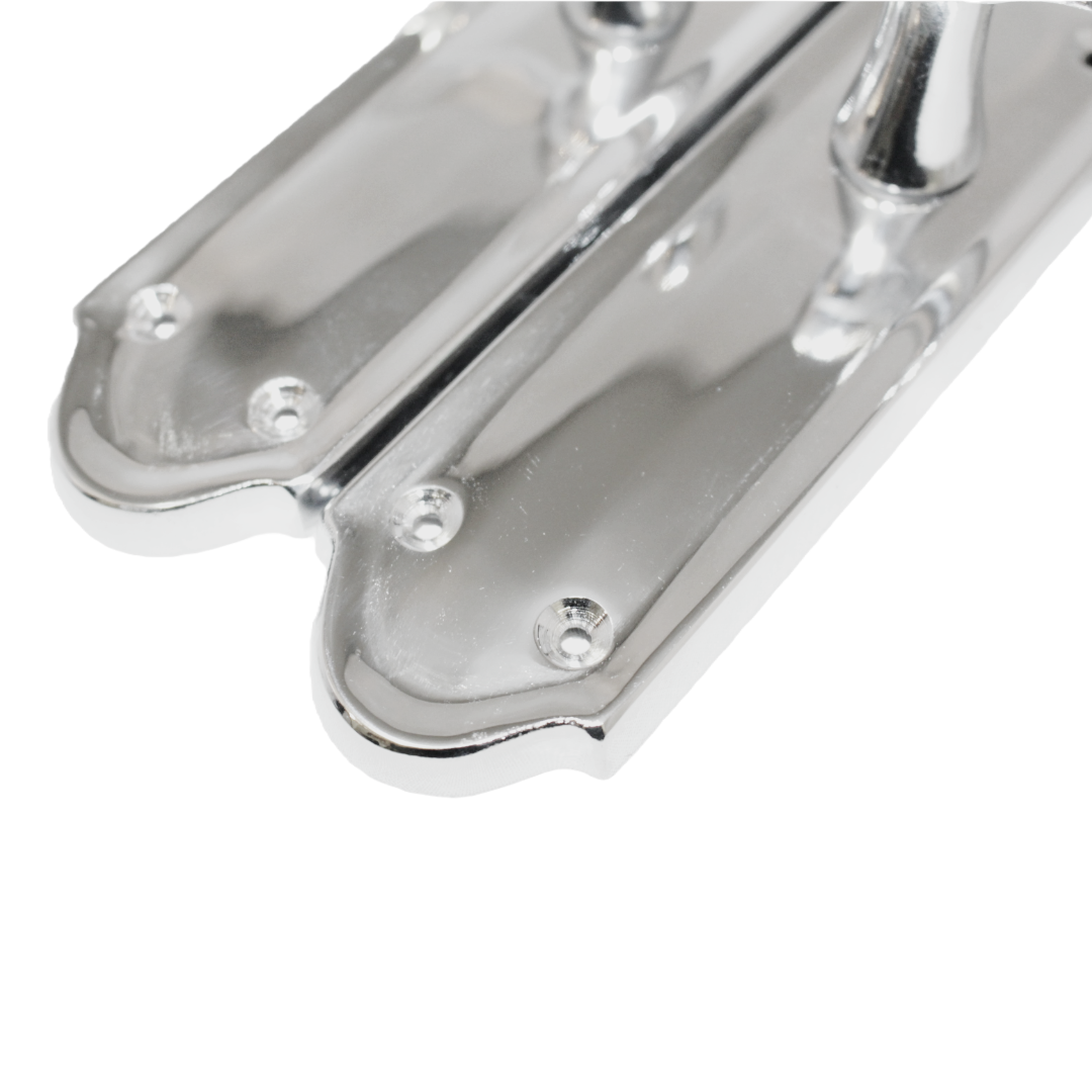 Ashford Door Handle Latch Scroll Lever - Chrome