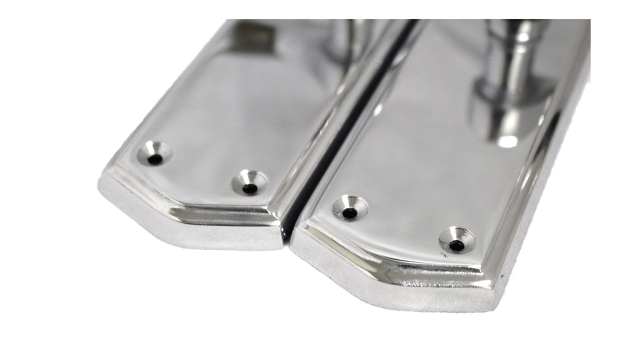 Door Handles Stellar Scroll Lever Latch - Chrome 170 x 50mm