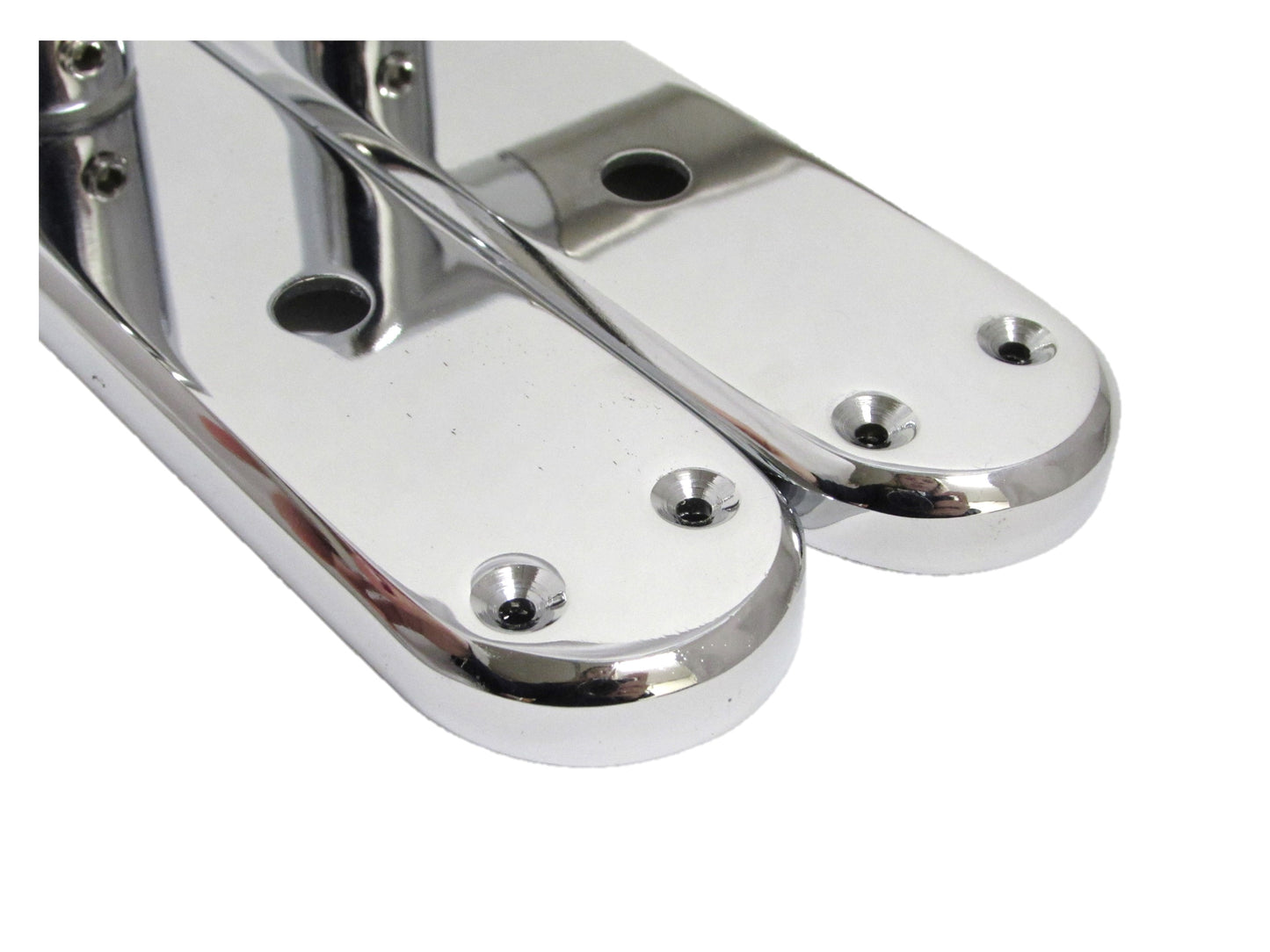 BATHROOM TOILET Door Handle Satin Nickel & Chrome Mitred Interior WC