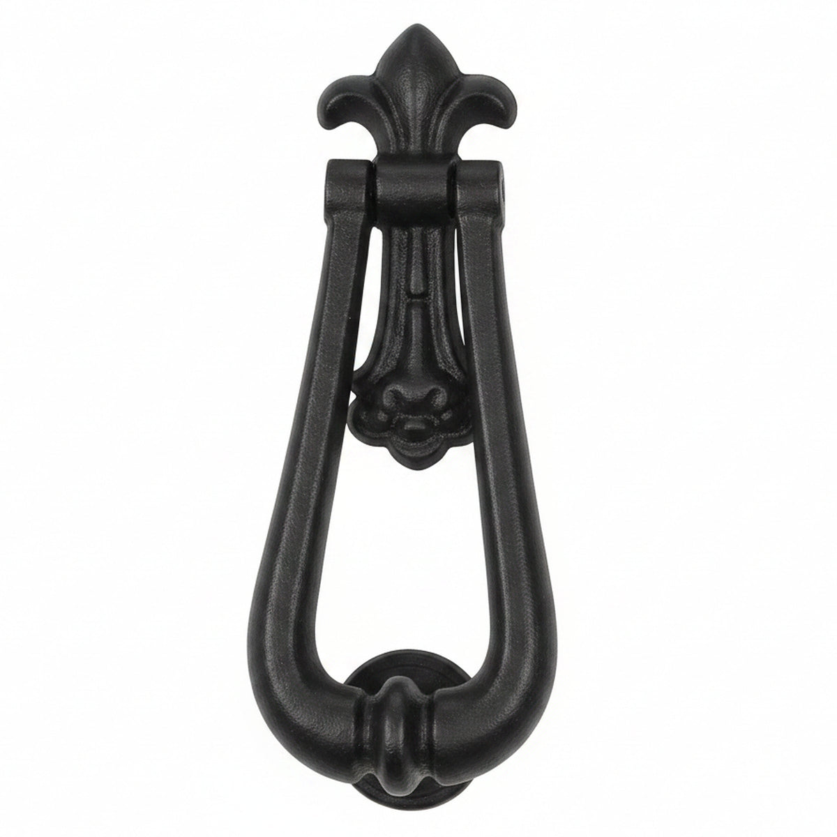 Marketplace JPG companion for Old Hill Ironworks Fleur De Lys Door Knocker Black Antique - 195mm