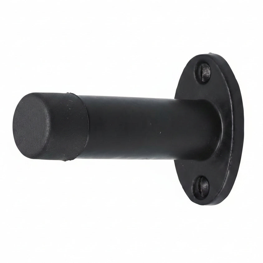Old Hill Ironworks Antique Projection Door Stop Black - 76mm
