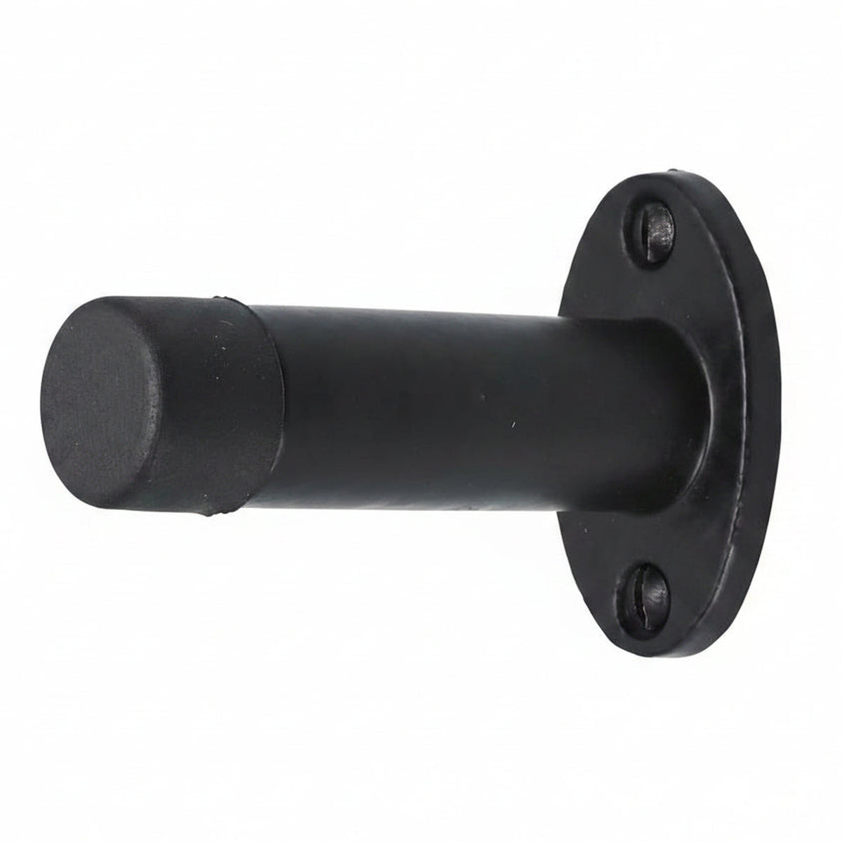 Old Hill Ironworks Antique Projection Door Stop Black - 76mm