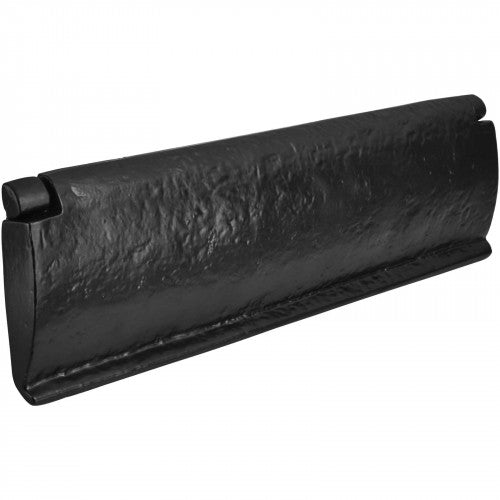 Letter Plate Black Cast Iron Metal Flap Cottage Internal Door Draught Excluder