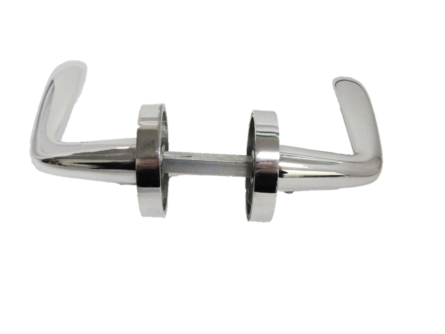 Modern Heavy Duty CARLA STYLE LEVER DOOR HANDLES ROSE POLISHED CHROME SILVER