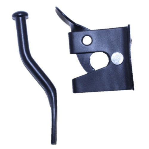 Loquet de portail automatique pour jardin et cour - Finition noire