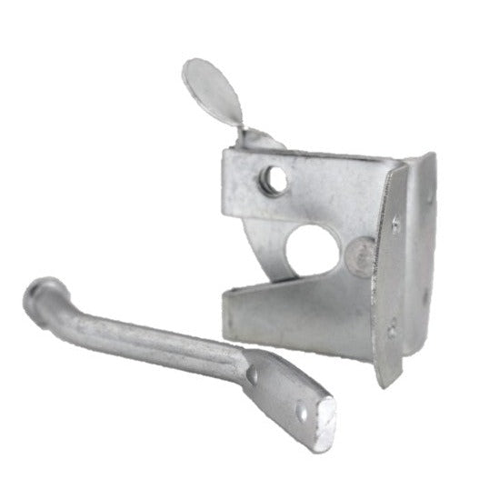 Garden Gate Pack 2x Tee Hinges Auto Gate Latch Return Spring Side Door Kit Zinc