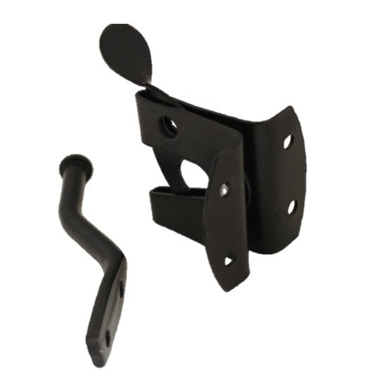 Loquet de portail automatique pour jardin et cour - Finition noire