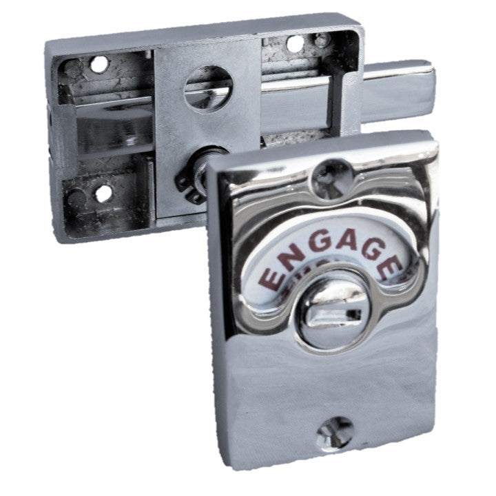 Indicator Bolt Chrome Lock for Bathroom