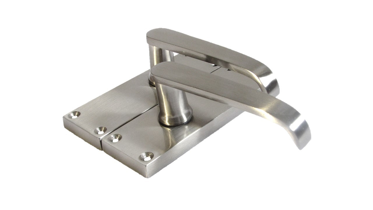Door Handles Victorian Straight Lever Satin Hinges & Latch Pack Set 120 x 42mm
