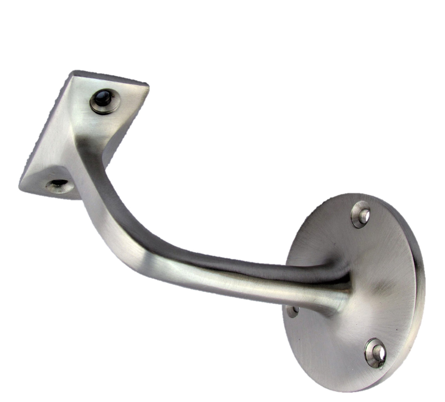 2-5 Satin Handrail Bannister Support Stair Rail Bracket
