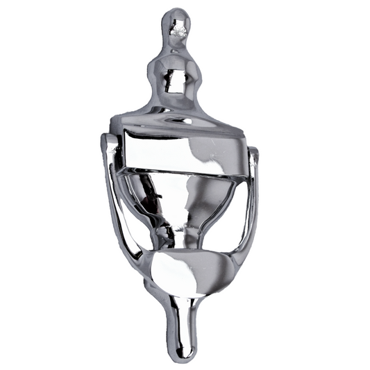 Victorian 6" Chrome Solid Brass Urn Style Door Knocker Victorian Front Door