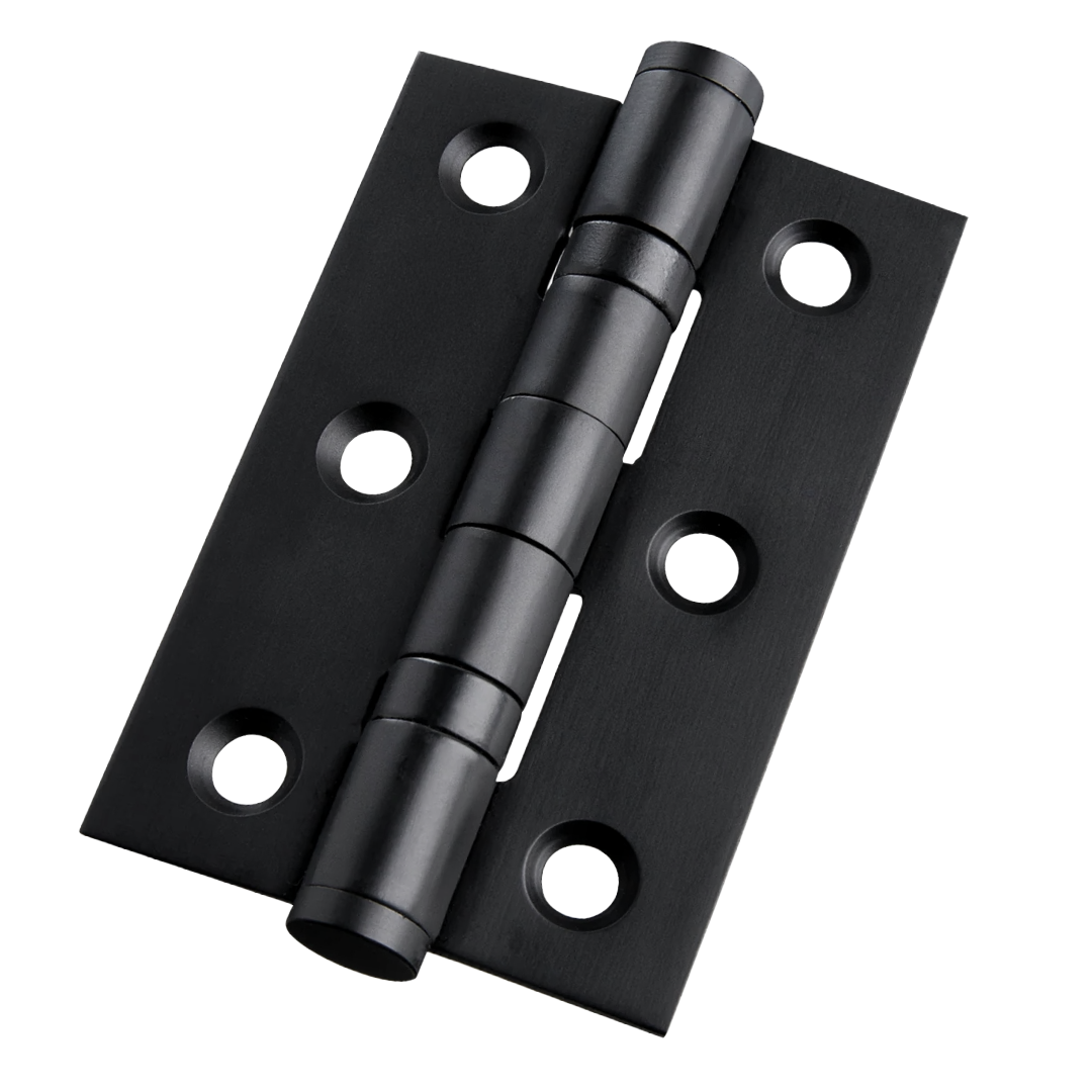 Charnières de porte nickelées de 75 mm (3 po) - Pack multiple