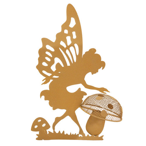 Solar Fairy Stake Light Garden Decor Girl Dog Boy Silhouette Umbrellla Toadstool