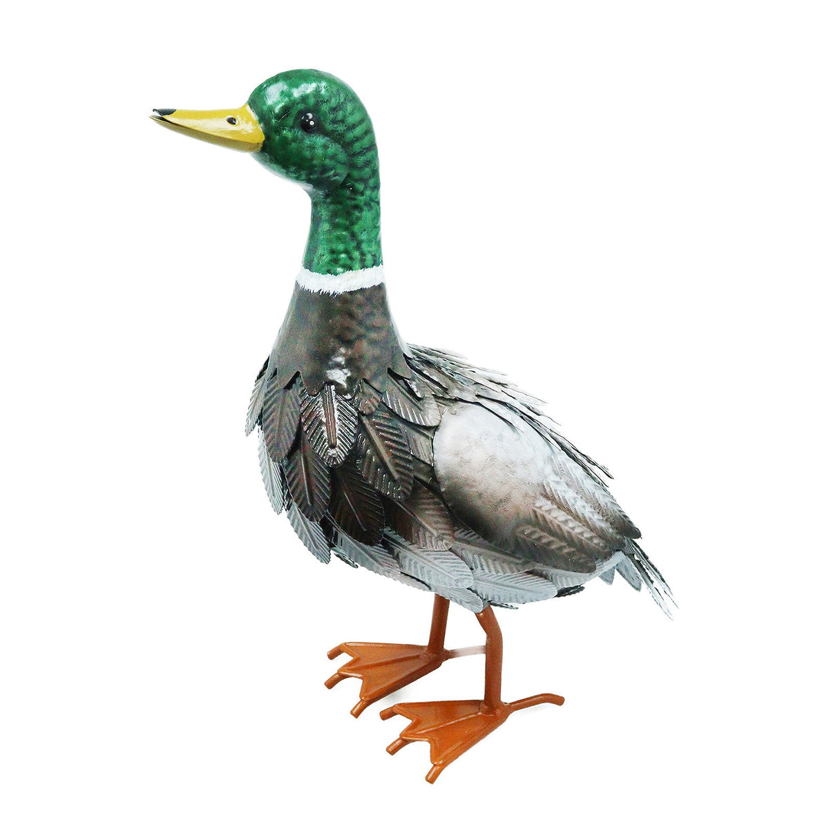 Metal Farmyard Male Duck - 38.5cm x 15.5cm x 30cm