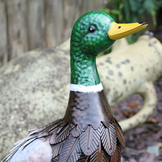 Metal Farmyard Male Duck