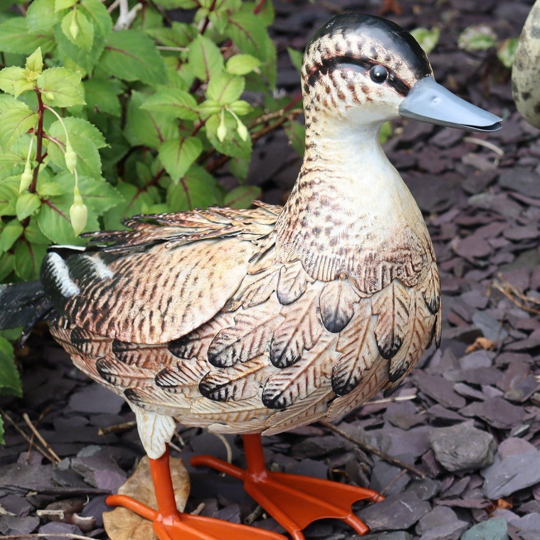 Metal Farmyard Female Duck