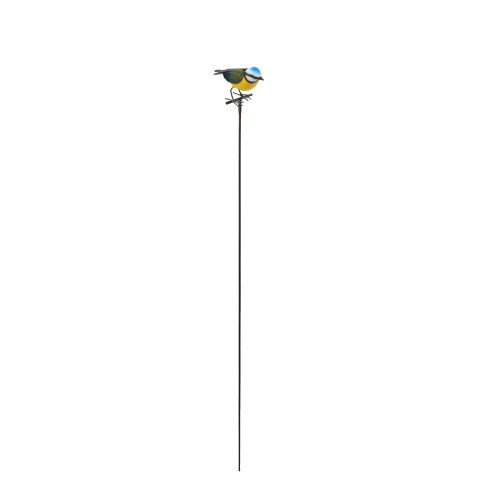 Large Metal Blue Tit on Stake