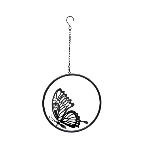 Butterfly Hanging Silhouette Spinner - 3D Metal