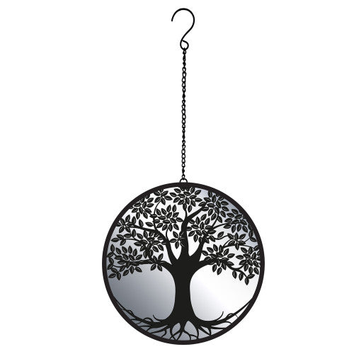 Hanging Tree of Life Silhouette Spinner - Zen Black Tree Hanger