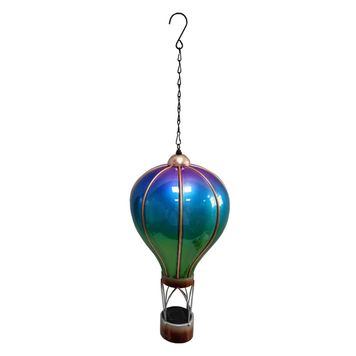 Aurora Solar Hot Air Balloon – Outdoor Hanging LED Light for Garden, Patio & Porch Décor