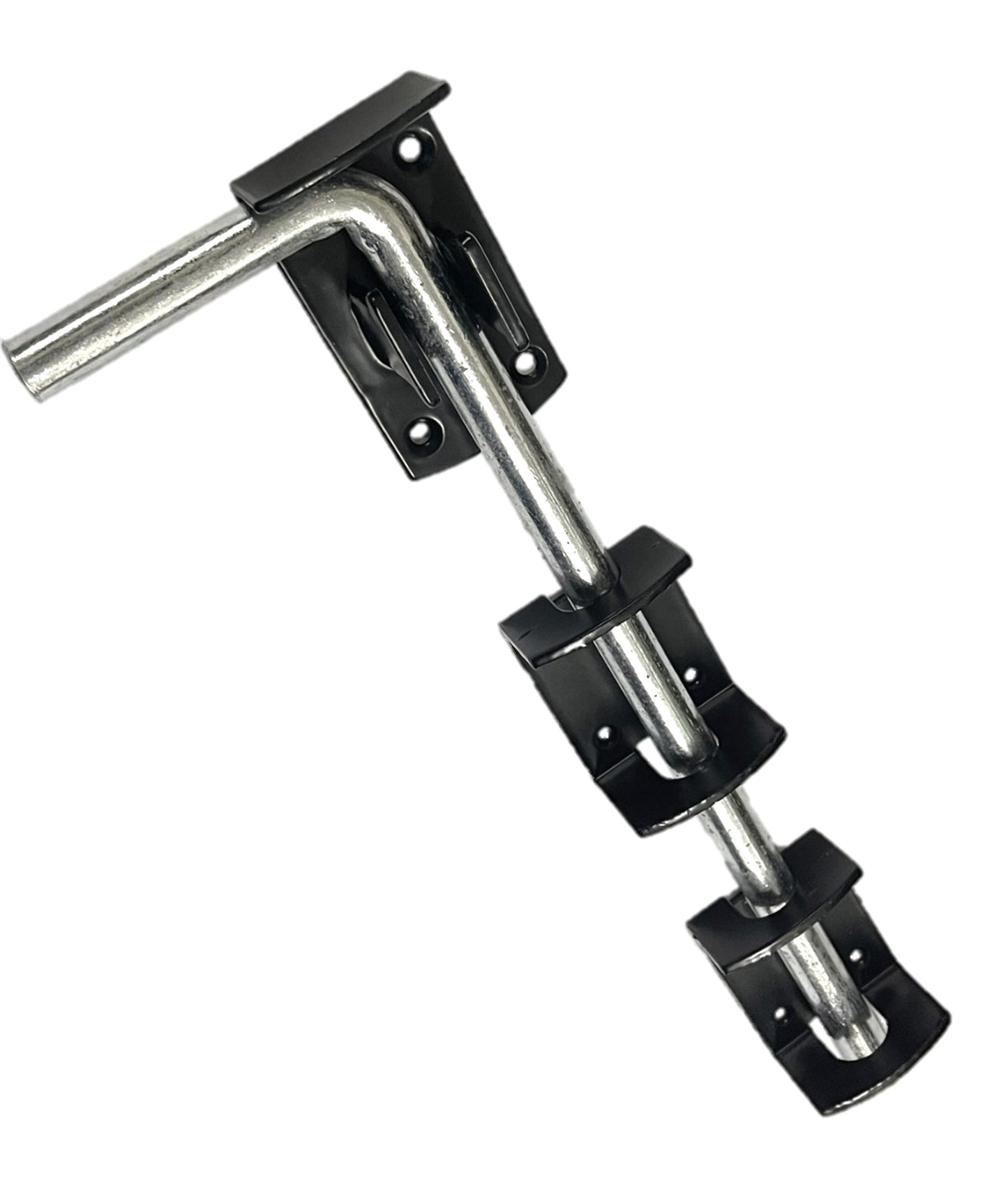 Drop Down Bolt 12" 15" 18" 24" GATE GARAGE STRONG Heavy Duty Shed Black & Zinc