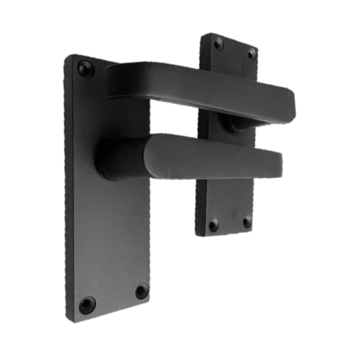 Door Handles Straight Latch Handle - Matt Black 120 x 40mm