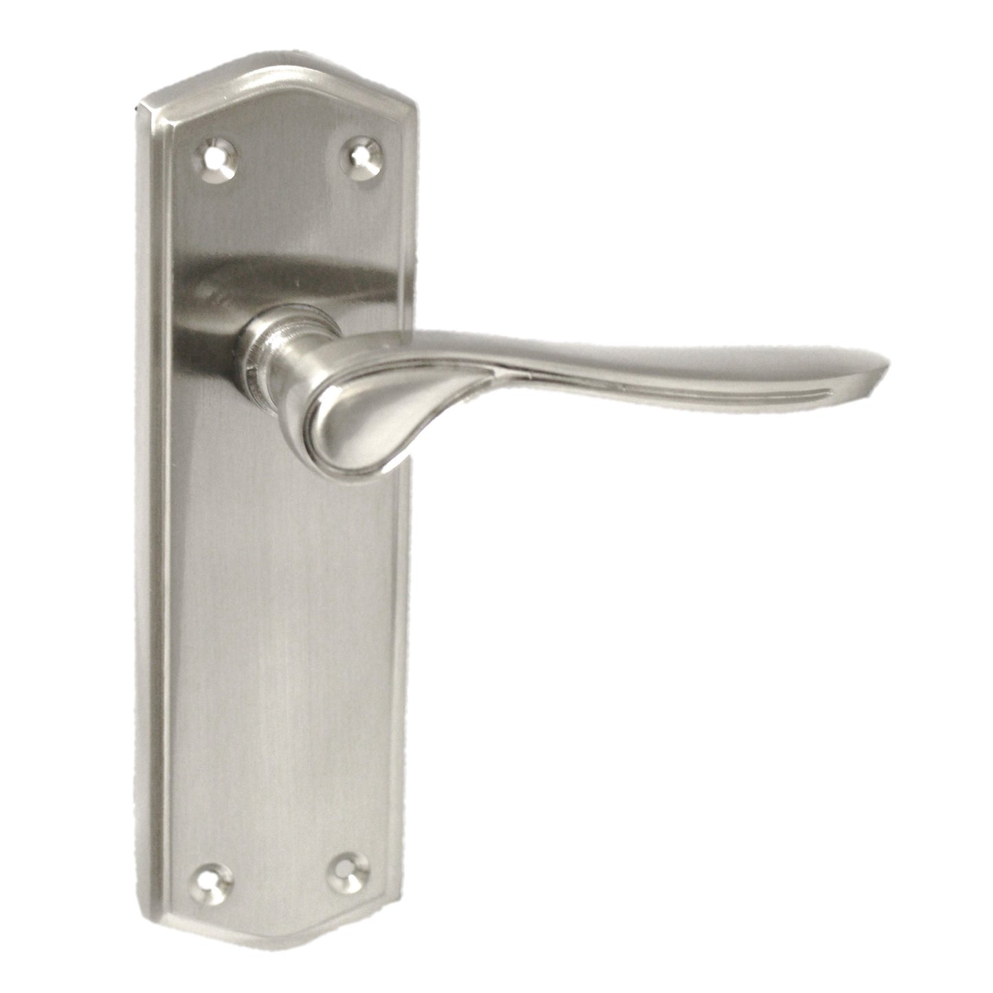 Door Handles Stellar Scroll Lever Internal Latch - Satin 170mm x 50mm