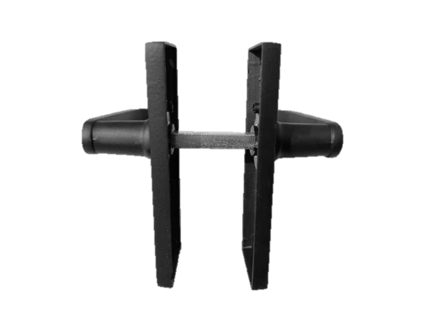 Door Handles Straight Latch Handle - Matt Black 120 x 40mm