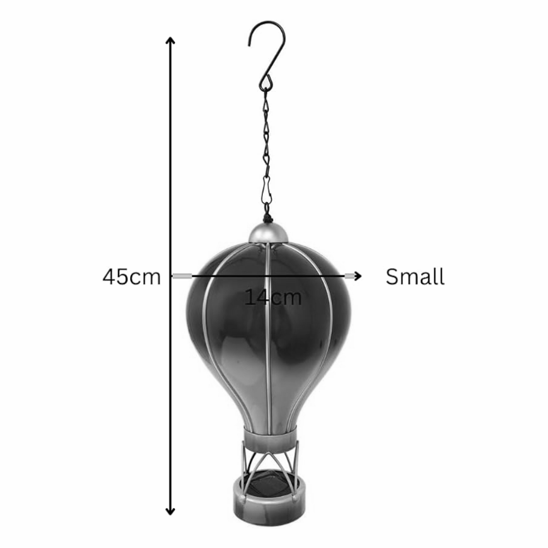 Aurora Solar Hot Air Balloon – Outdoor Hanging LED Light for Garden, Patio & Porch Décor