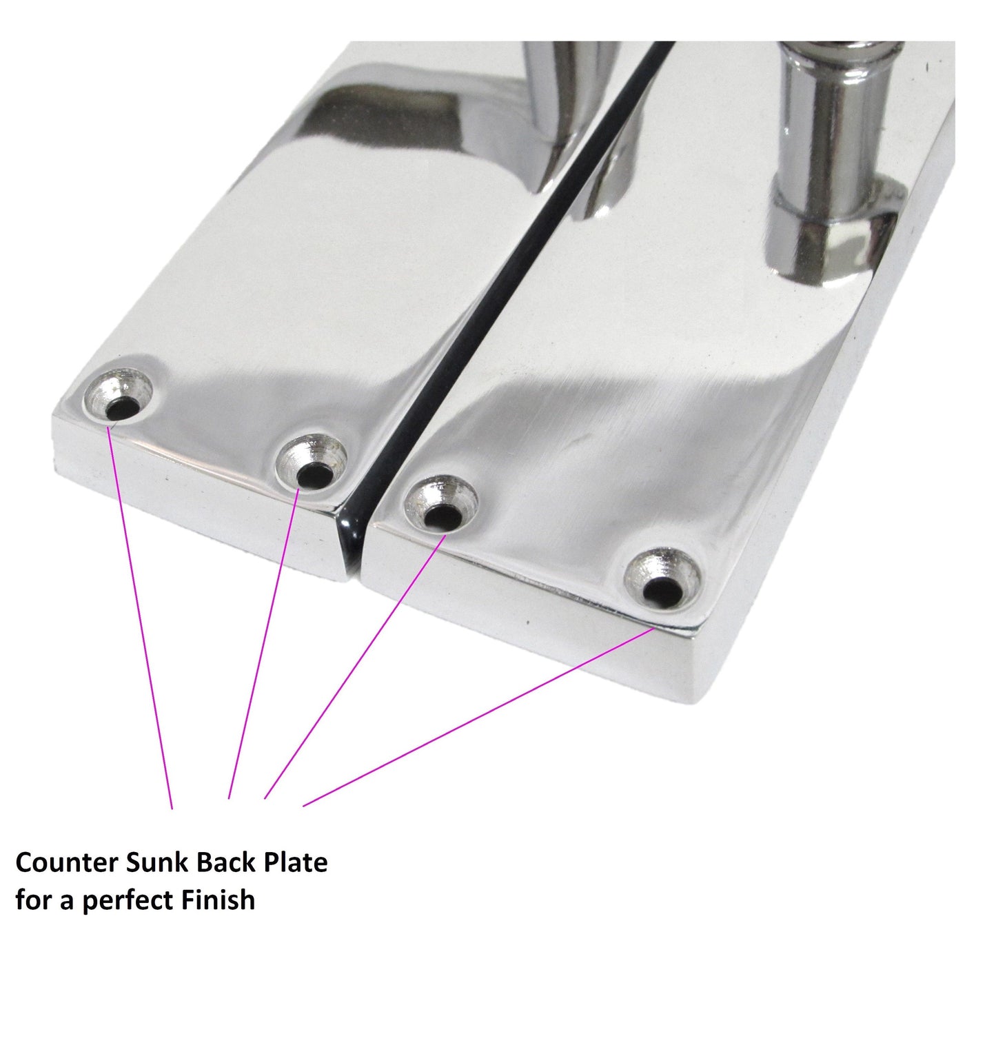 MULTIPACK Door Handles Victorian Scroll Lever Latch - Chrome Pack 1/4/6 Pairs