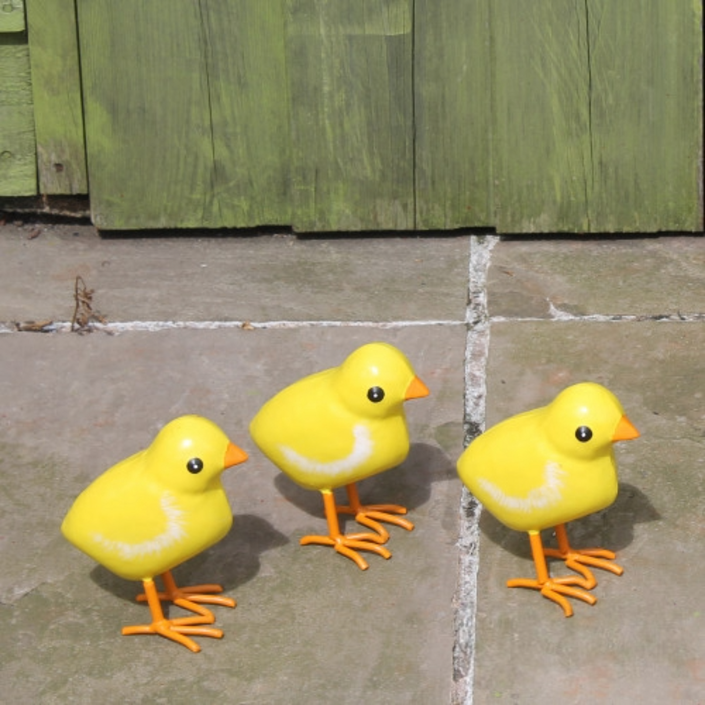 Realistic Metal Easter Chicks - Set of 3