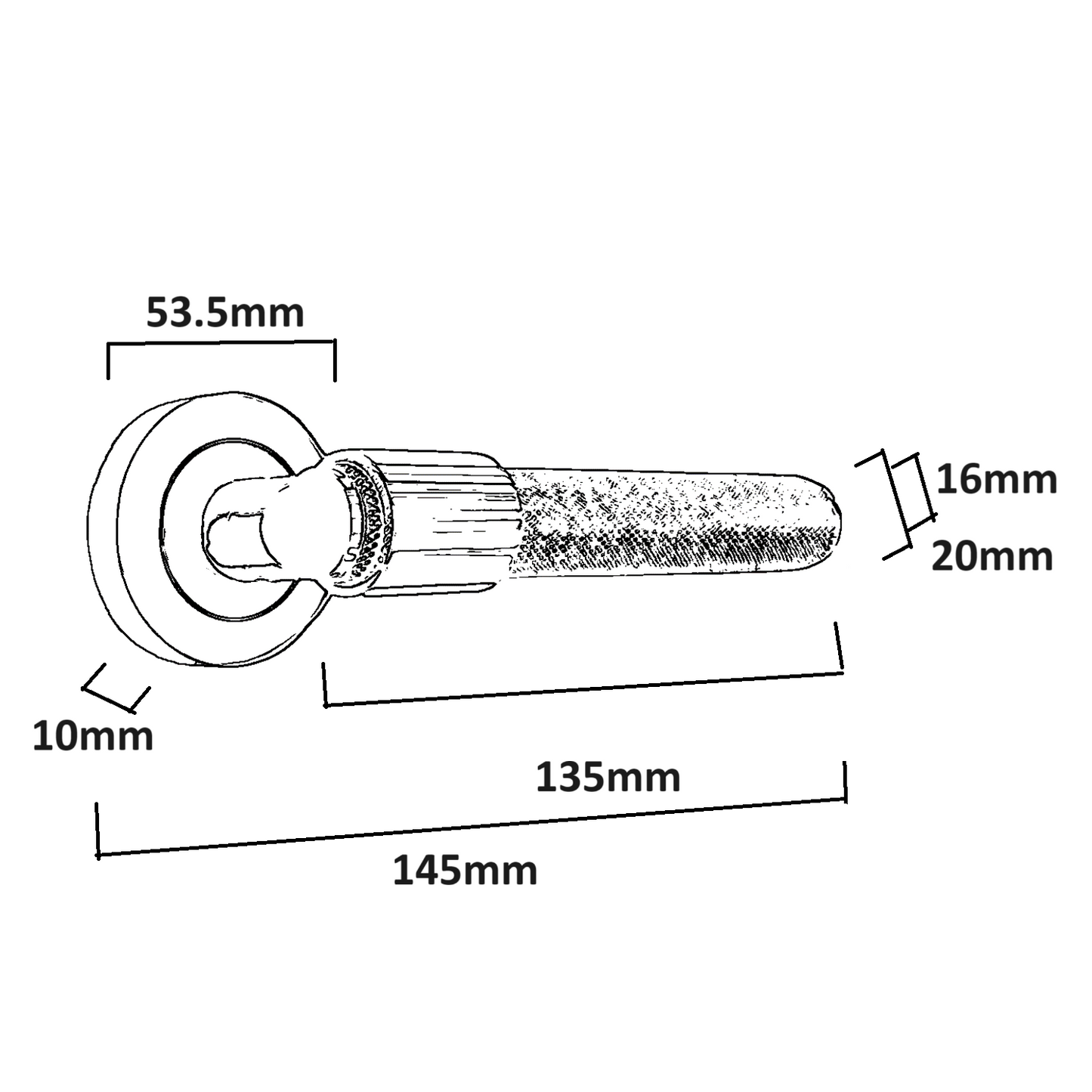 Knurled Door Handles Matt Black Loop & Neck Lever on Round Rose Latch Handle Luxe
