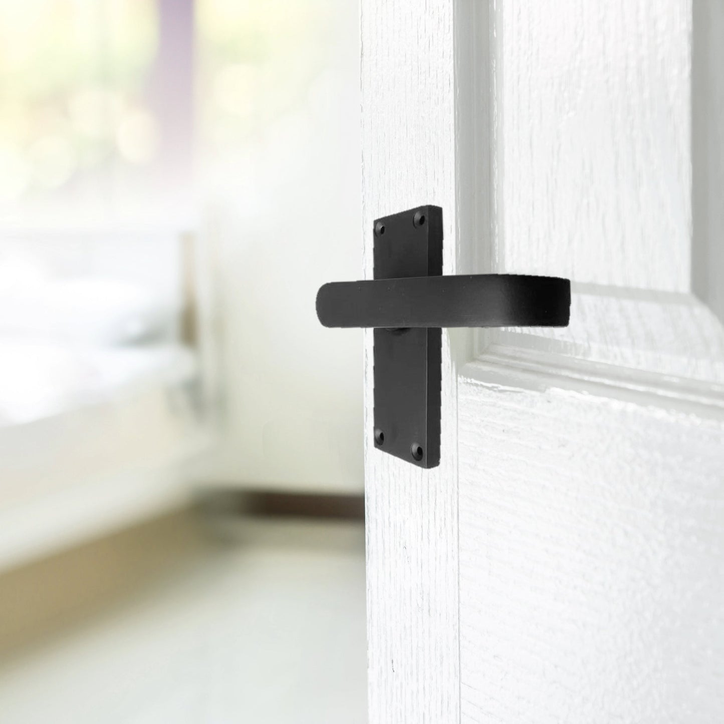 Marketplace JPG companion for Door Handles Straight Latch Handle - Matt Black 120 X 40mm