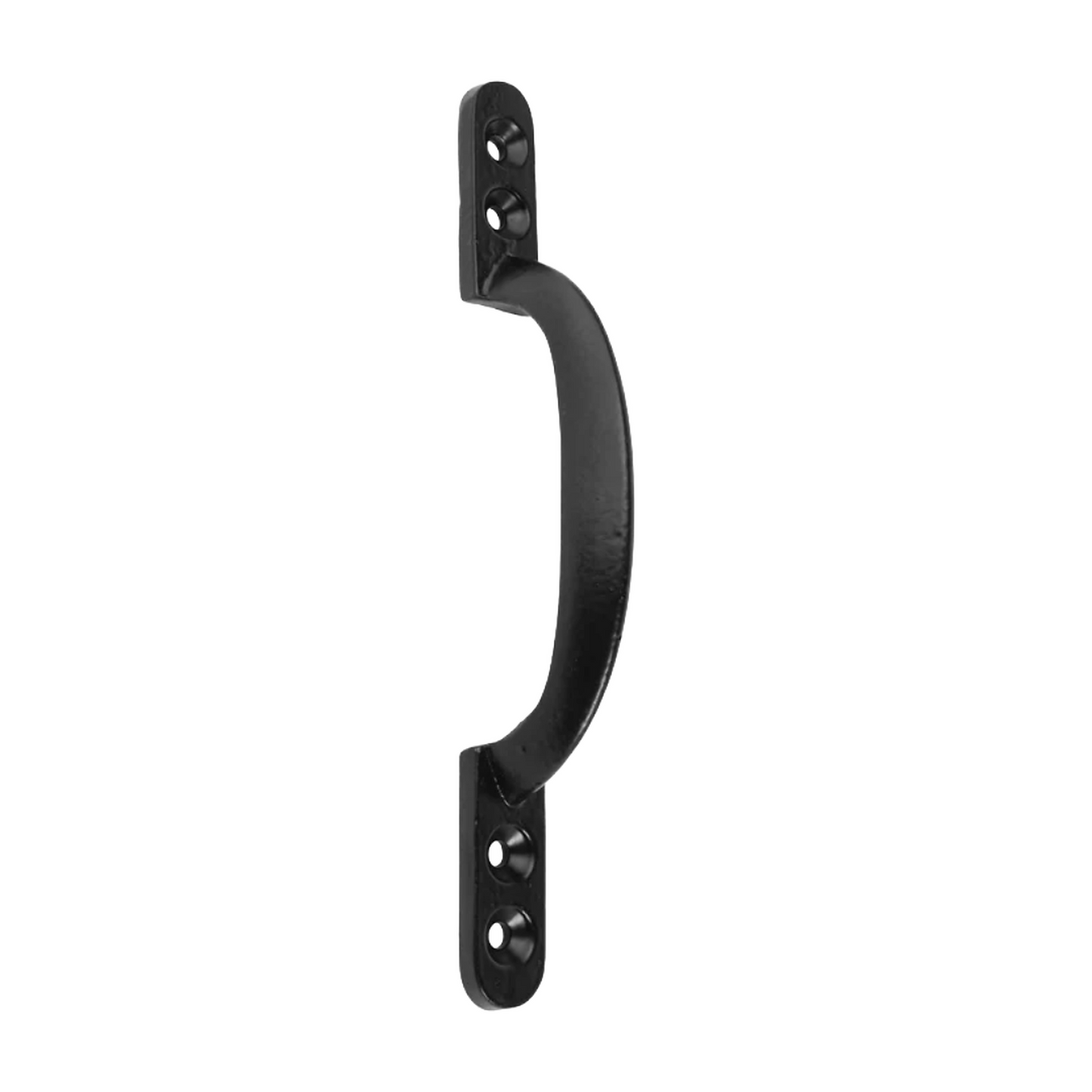 Cast Iron Hot Bed Door Handles 6" 7" Black Pull Handle Gates Doors Sheds with Fixings