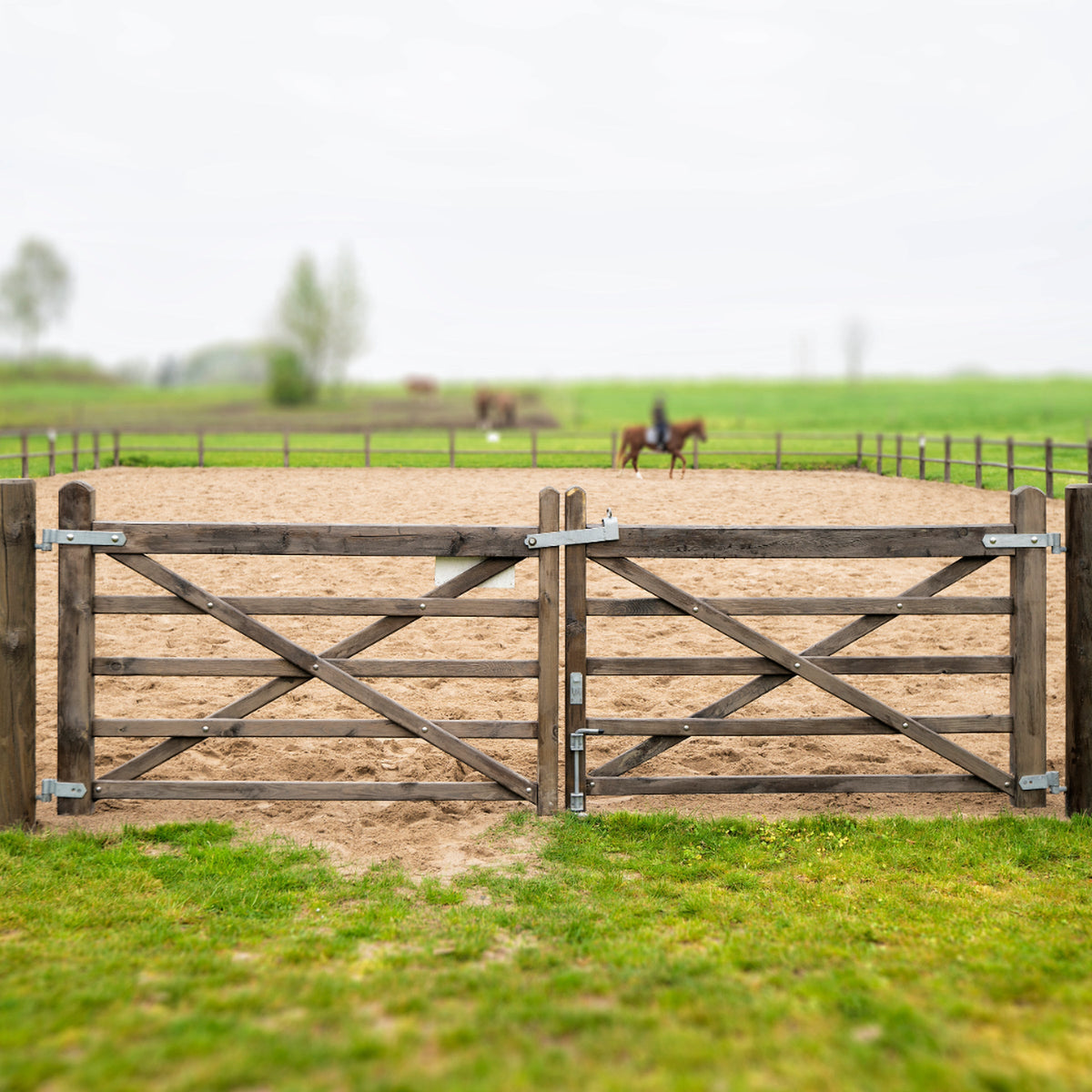Marketplace JPG companion for Throw Over Loop Gate Latch 14" Heavy Duty Black 3" Wide for Horse Stables Barn - 350mm