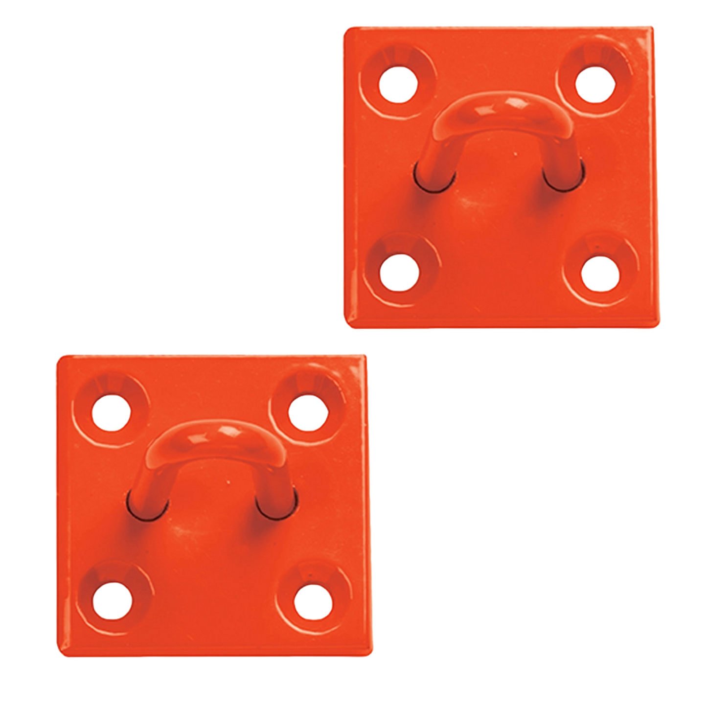 Perry Equestrian 2 Pack Chain Staple on 50mm Plate Stable Tie Up Horse Pony