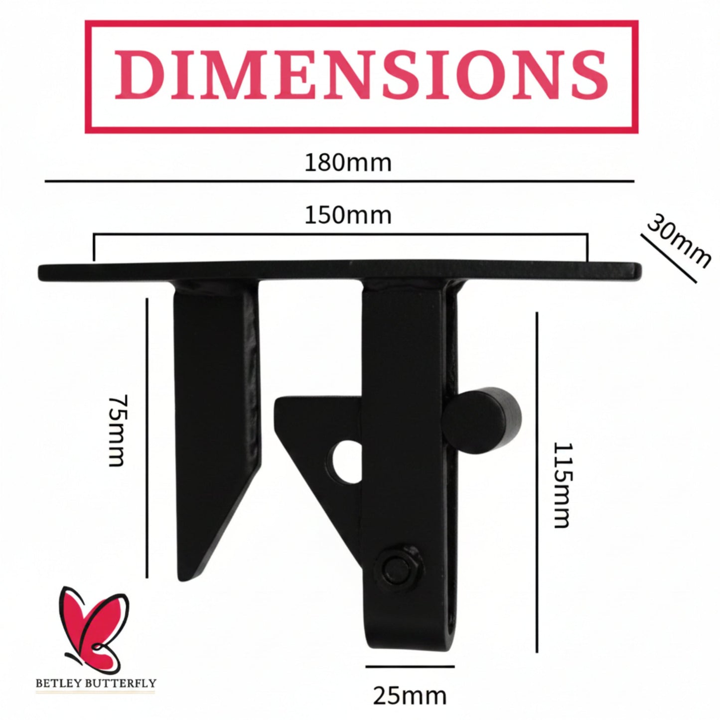 Marketplace JPG companion for Black Self-Locking Gate Catch Automatic Closing Latch